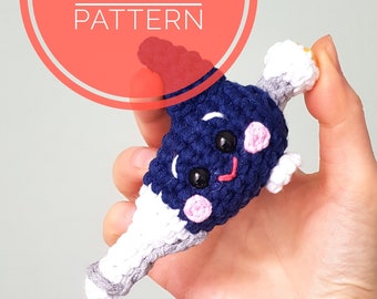 Micropipette Amigurumi Crochet Pattern, Pipette Crochet, Science amigurumi pattern, Biology, crochet your own cute micropipettes! STEM