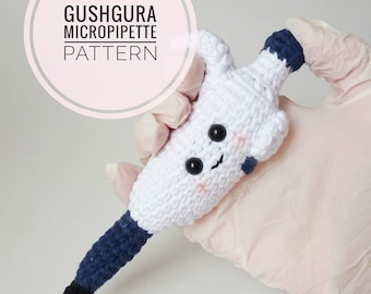Micropipette Amigurumi Crochet Pattern, Crochet your own cute realistic micropipettes!