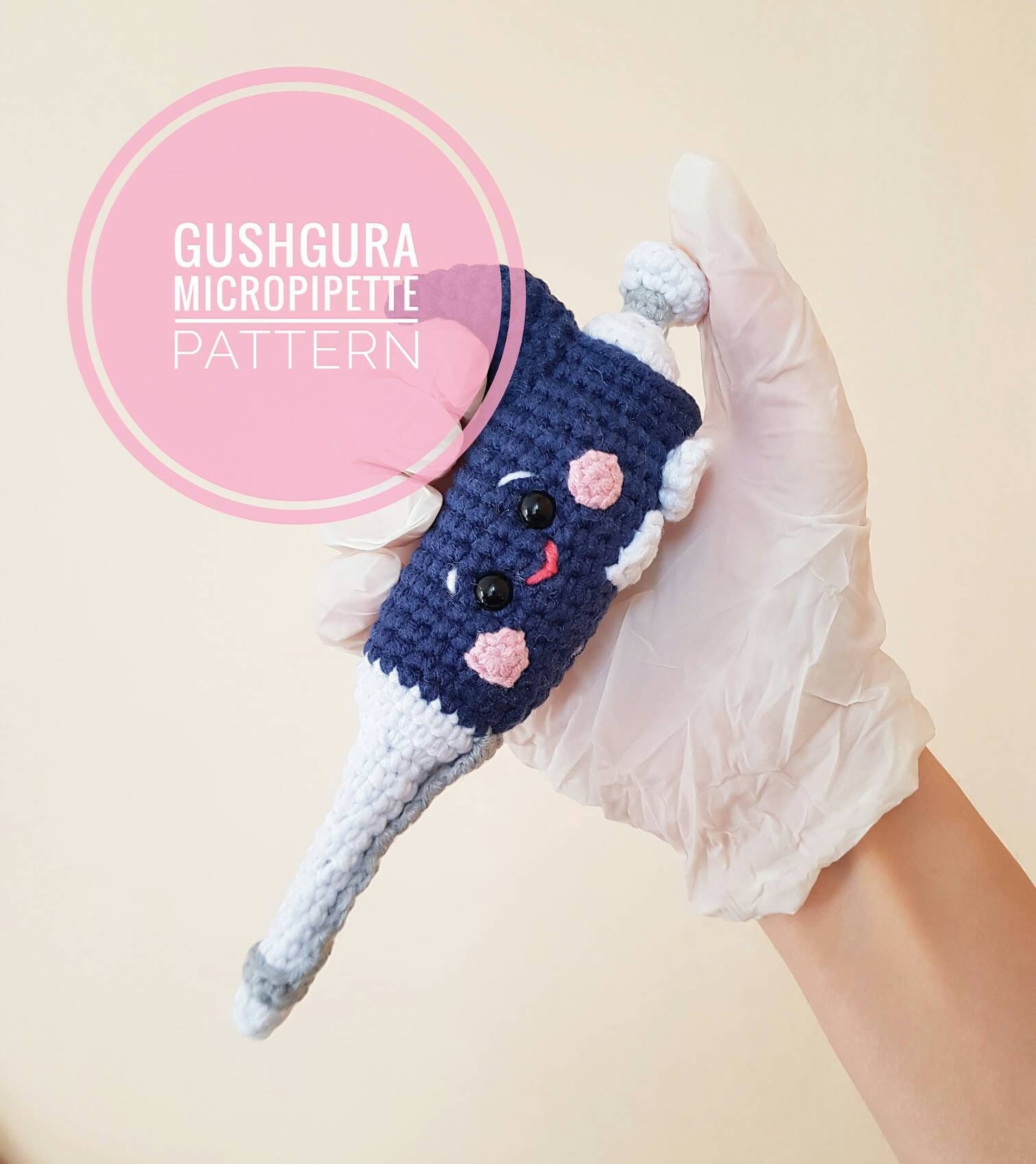 Micropipette Amigurumi Crochet Pattern, Pipette Crochet your own cute realistic micropipettes! STEM