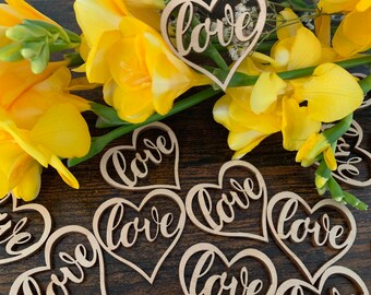 Love Hearts: Wedding Table Confetti Scatter (30 Pack)