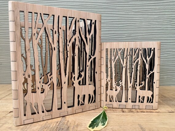 Portacandele In Legno Quadrato Con Incisione Laser, Regalo Per La Mamma Con Frase: 'Mamme Sono Come Candele', Decorazione Casa Ecologica