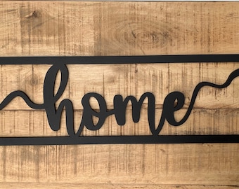Wooden Home Sign, Entrance Hall Decor, New Home Gift