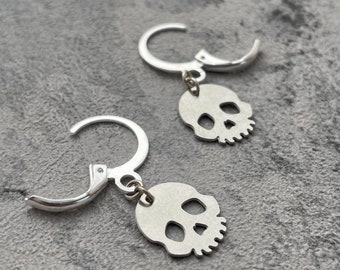 Skull dangle earrings