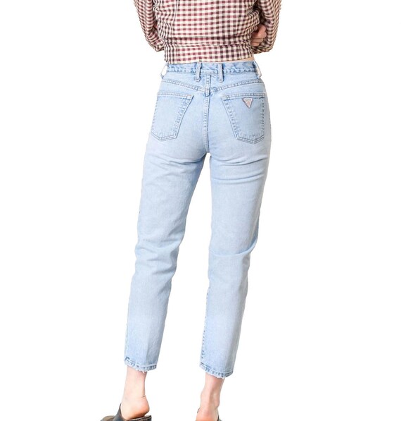 slim high waisted mom jeans