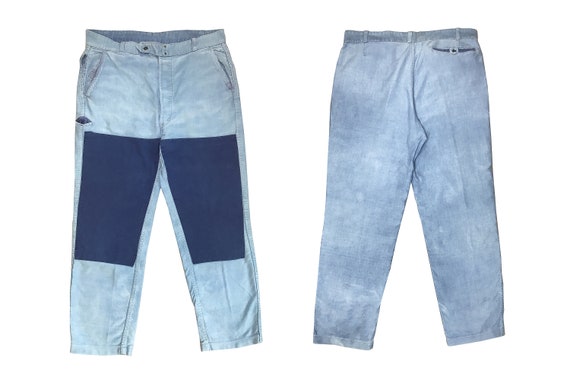 40s moleskine french chore pants / Adolphe Lafont