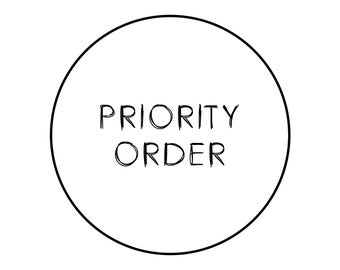 ADD ON - Prioritise your order for a quick turnaround time!