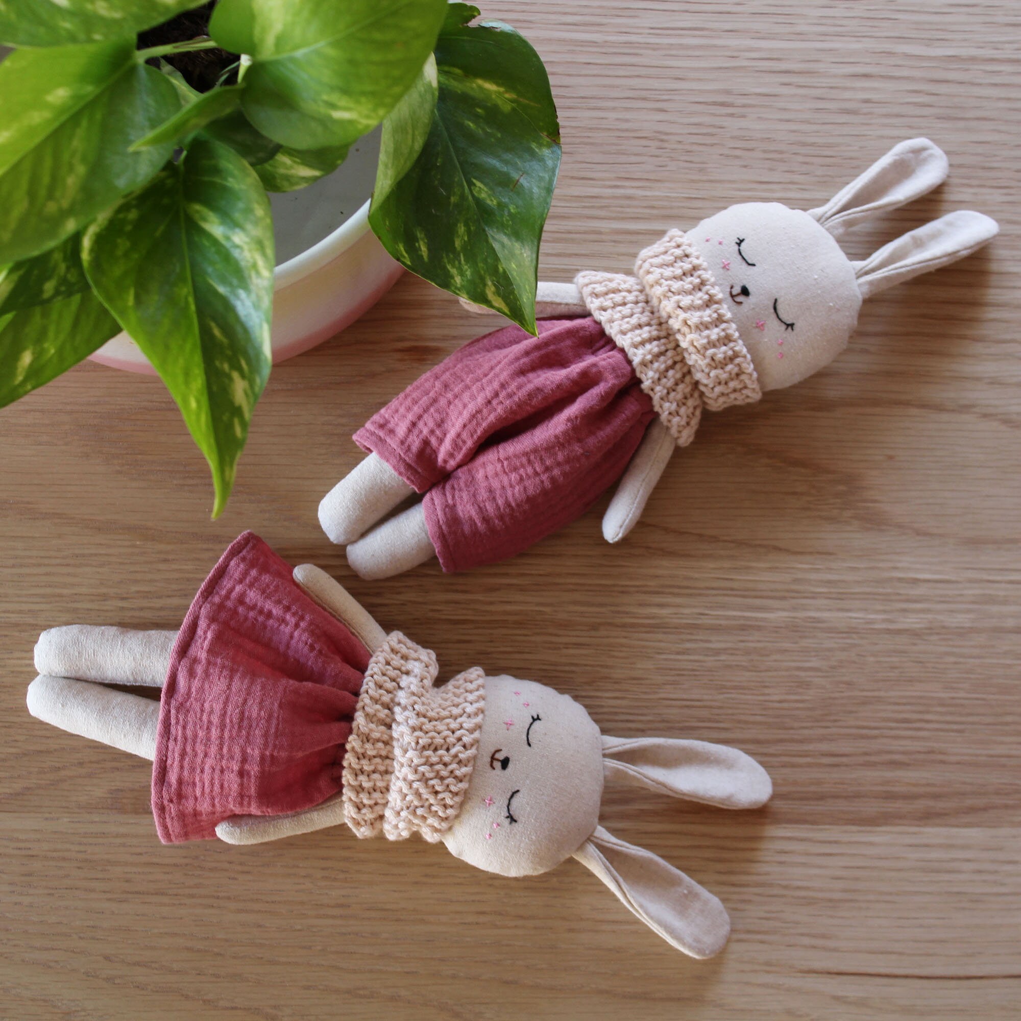Customizable Bunny Doll. Easter Bunny. Rabbit Handmade Doll. - Etsy