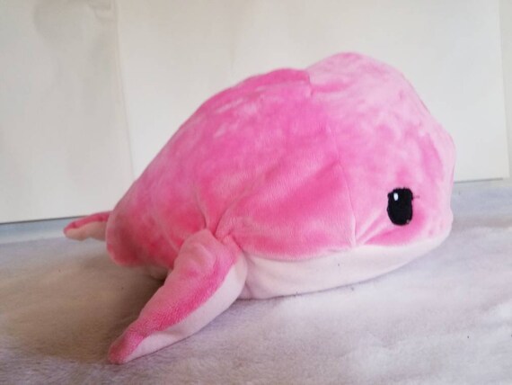 pink whale plush