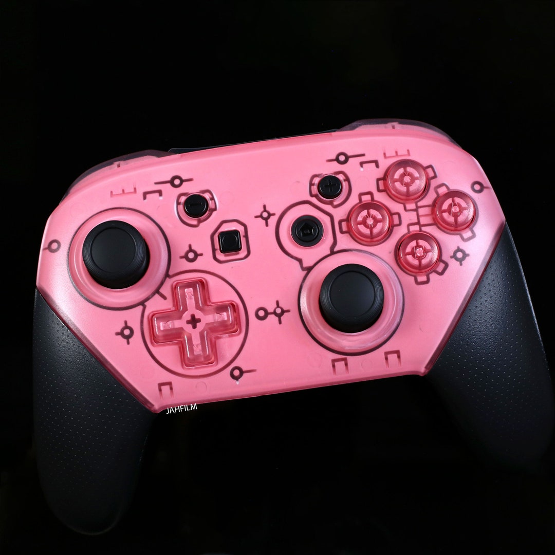 Custom Nintendo Switch Pro Wireless Controller Pink Brand Etsy