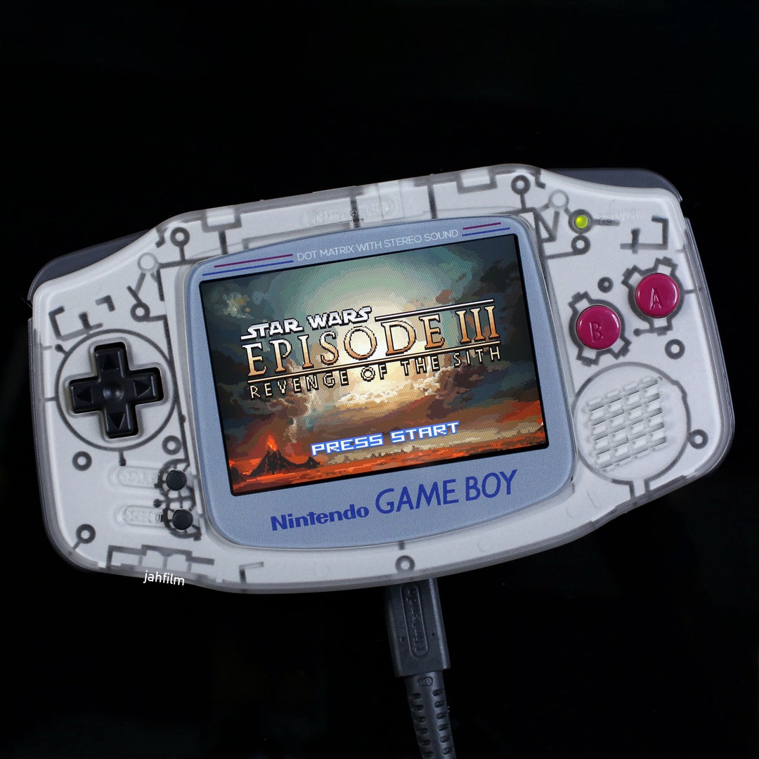 Custom Backlit Gameboy Advance DMG Edition Rechargeable Etsy