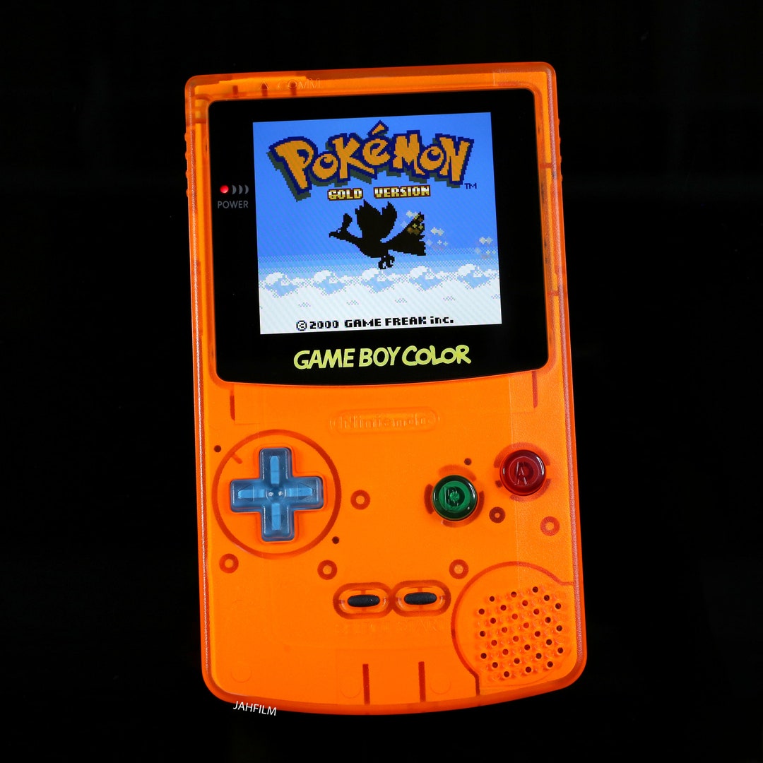 Custom Backlit Gameboy Color Pokemon Center Edition IPS Etsy