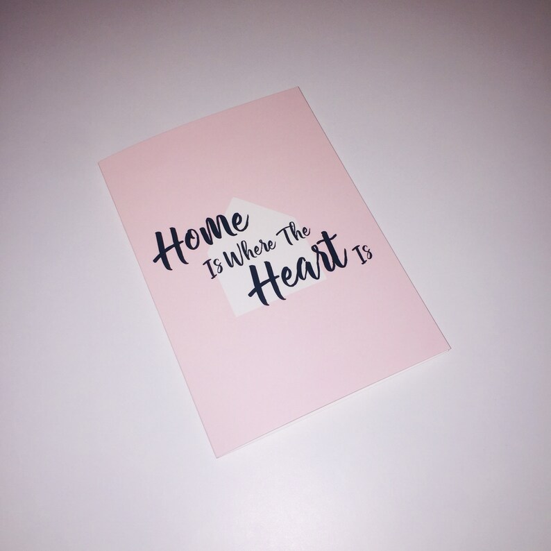 New Home Card Home Is Where The Heart Is
