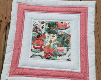 Quilted Christmas Hot Pad