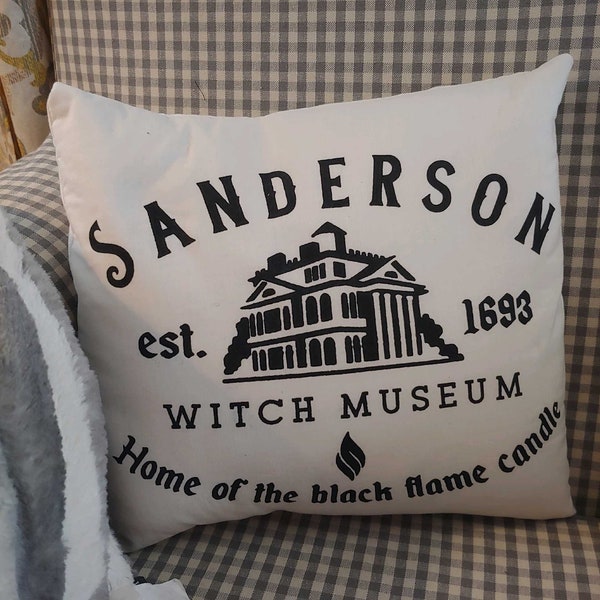 Sanderson Witch Museum Pillow Cover