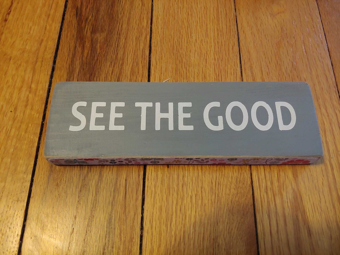 See the Good - Mini Positivity Sign - Etsy