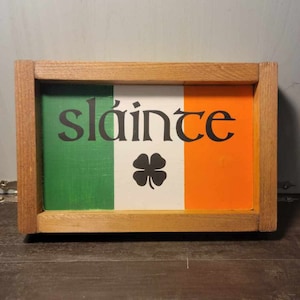 Slainte - Wood Sign