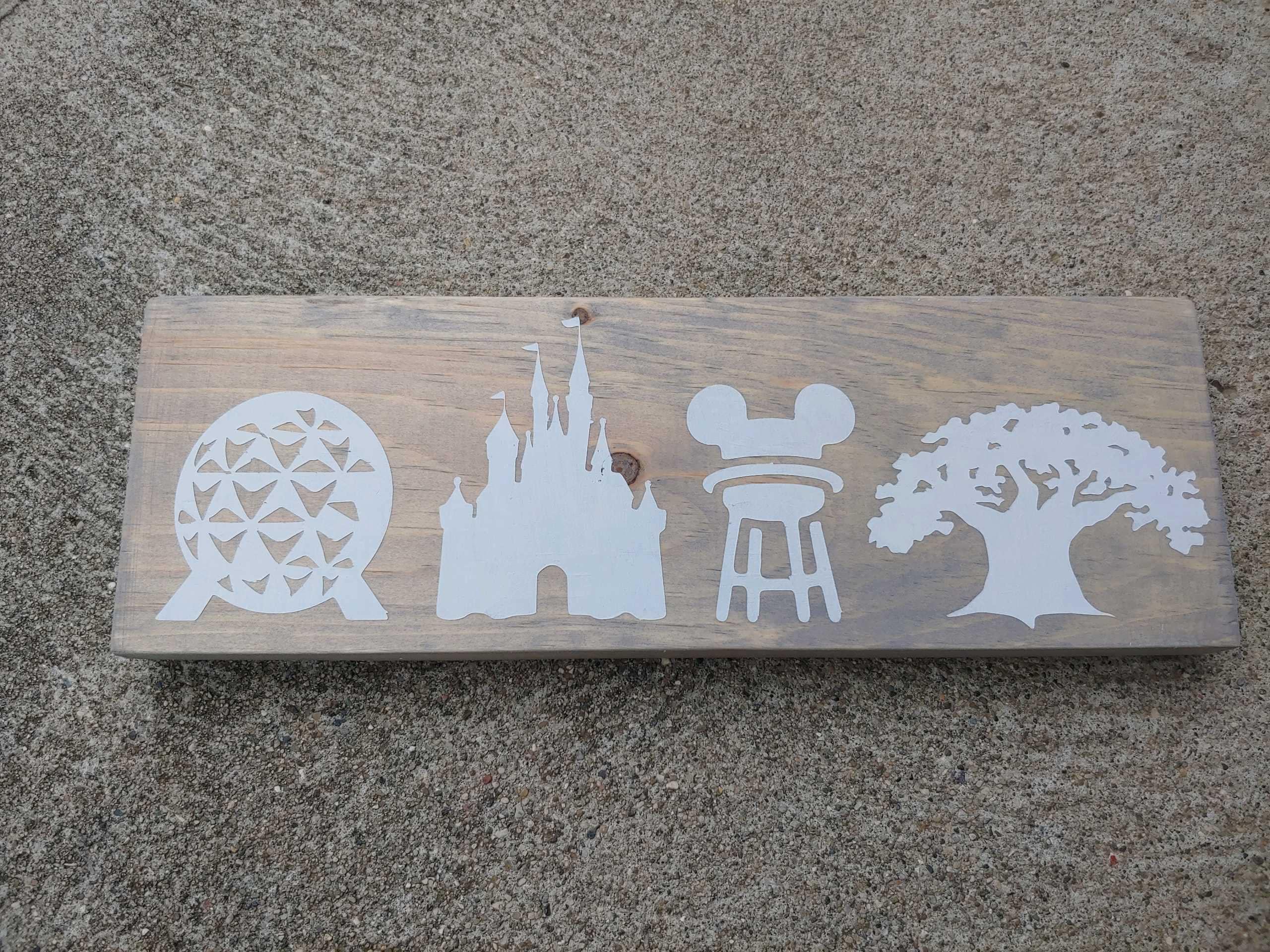 Disney Parks Wood Sign