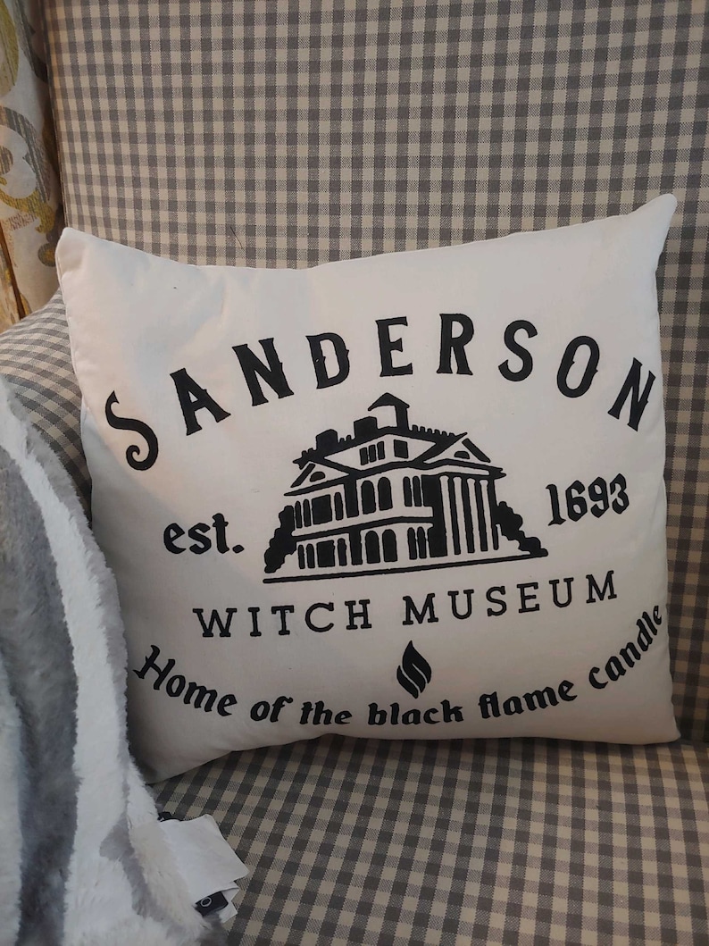 Sanderson Witch Museum Pillow Cover 
