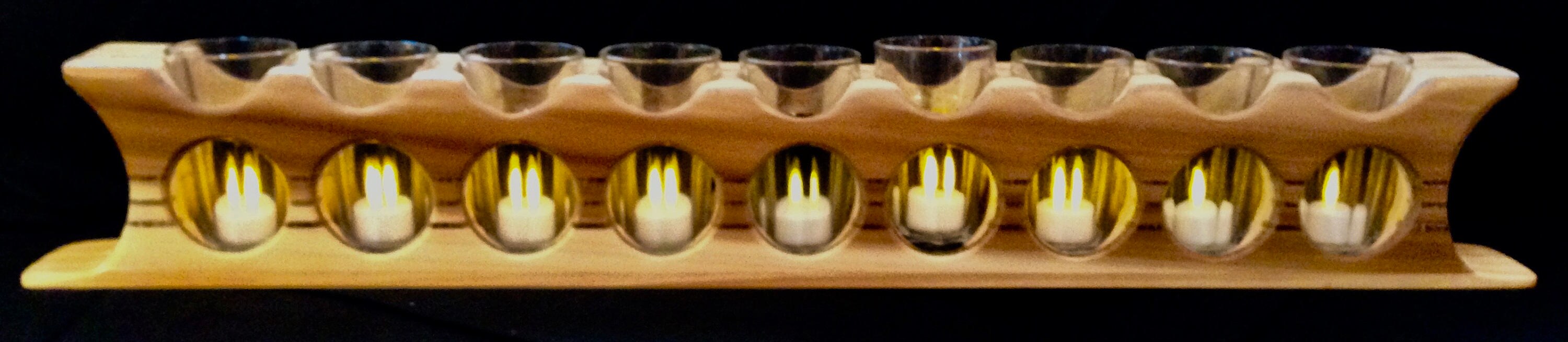 my menorah has a wide candle holder base my menorah has a wide candle holder base
