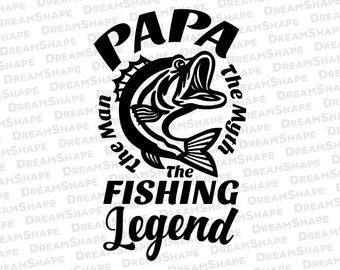 Download Papa The Man The Myth The Legend Svg Etsy