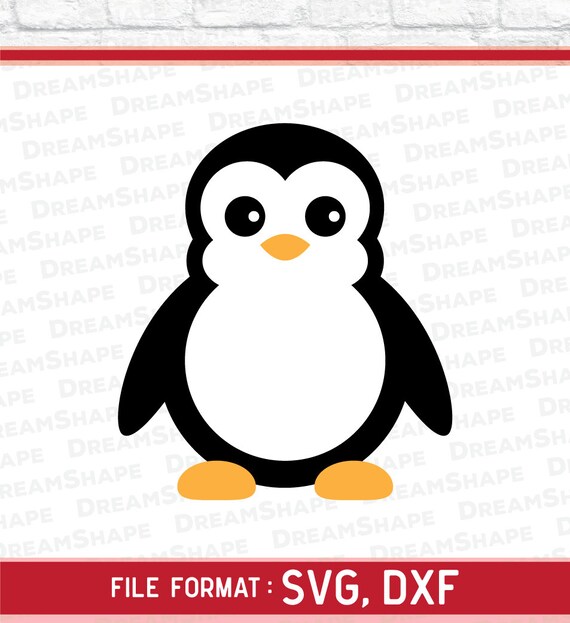 Download Free Cute Penguin Svg Files Penguin Monogram Svg Cutting Files Etsy SVG DXF Cut File