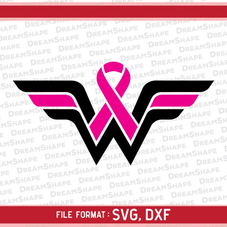 Download Wonder Woman Fight Cancer SVG Files Wonder Woman DXF ...