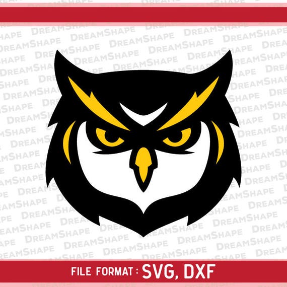 Owl Svg Files Bird Svg Files Owl Head Logo Design For Etsy