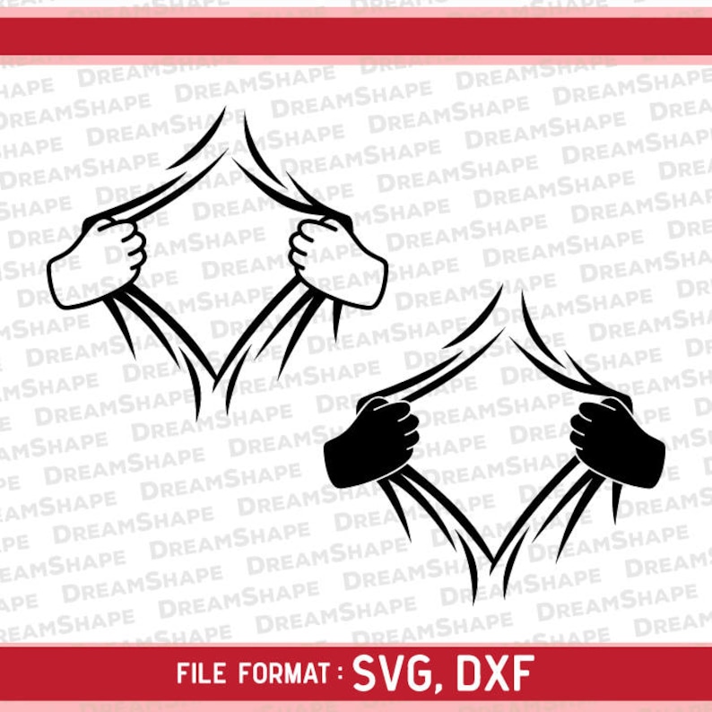 Download Superhero Open Shirt Transform SVG Files Super Hero ...