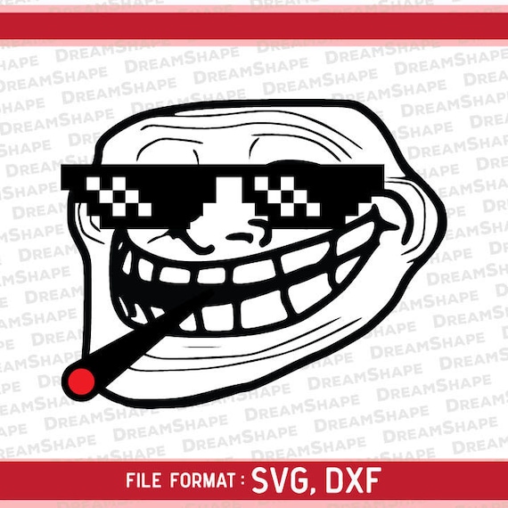 Troll Face Svg Meme Retromatti Made And Designed In Canada