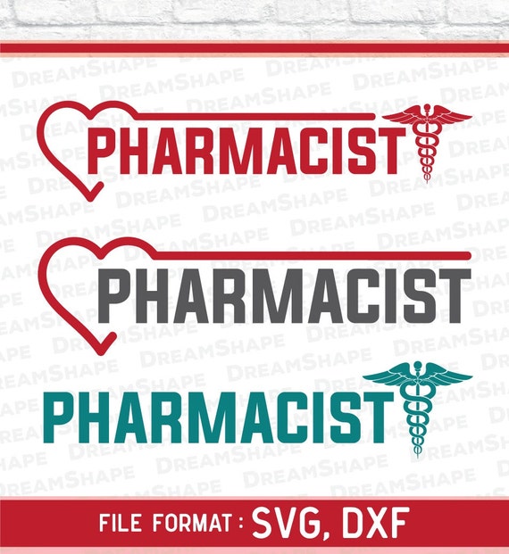 Svg Pharmacist Cut File Pharmacist Cuttable File Pharmacy Etsy