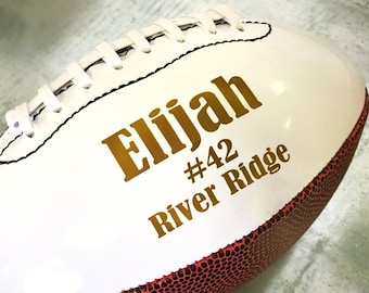 TEAM GIFT, Football Gift, Personalized Football, Sports Gift, Coaches Gift, Keepsake