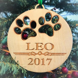 Dog Ornament, Pet Ornaments, Personalized Ornaments, Christmas Tree Ornaments, Fist Christmas, Custom Dog Ornament, Dog Gift, Dog Lover Gift