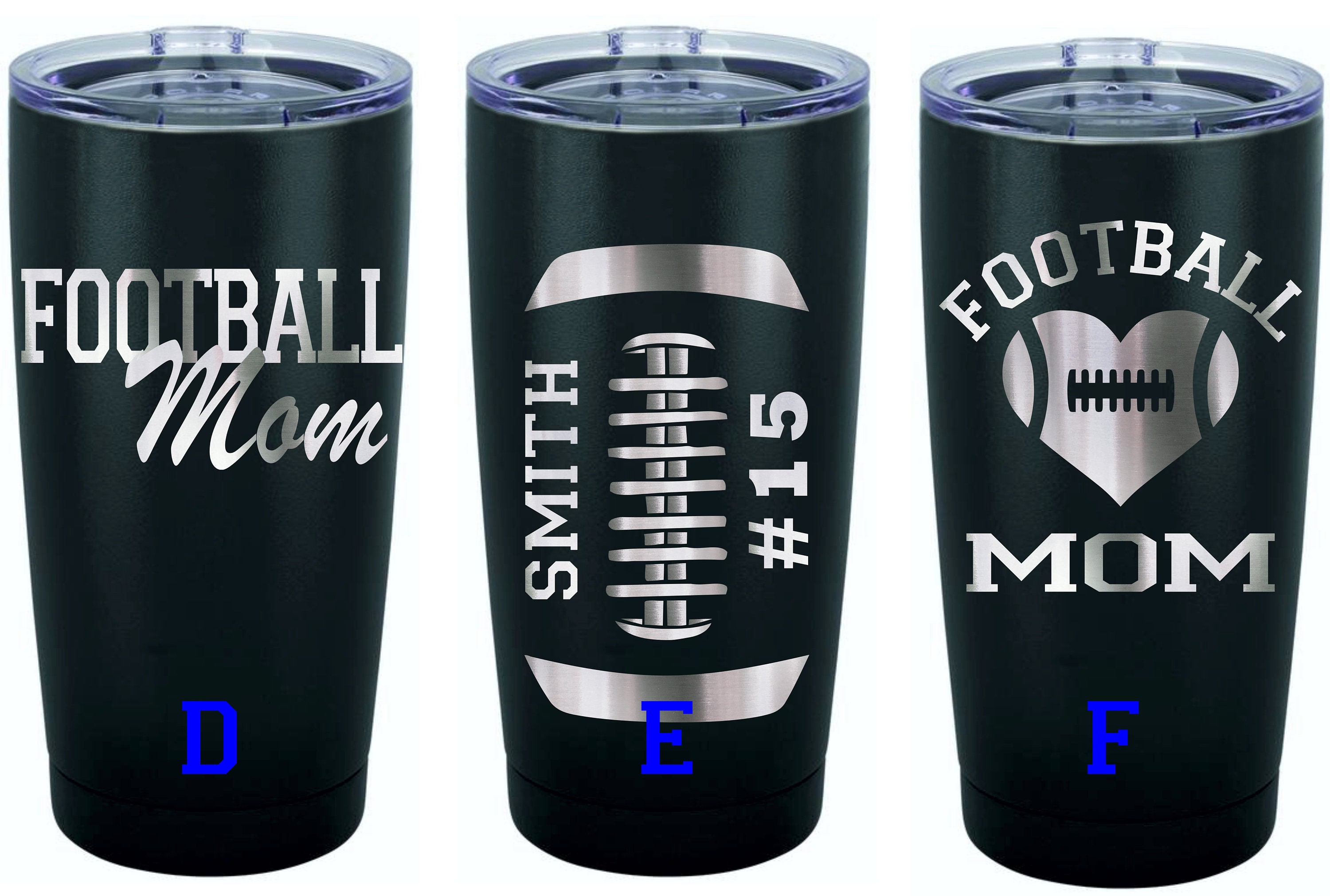 Green Bay Packers YETI Laser Engraved Tumblers, Can Colsters and Bottles,  2-Side