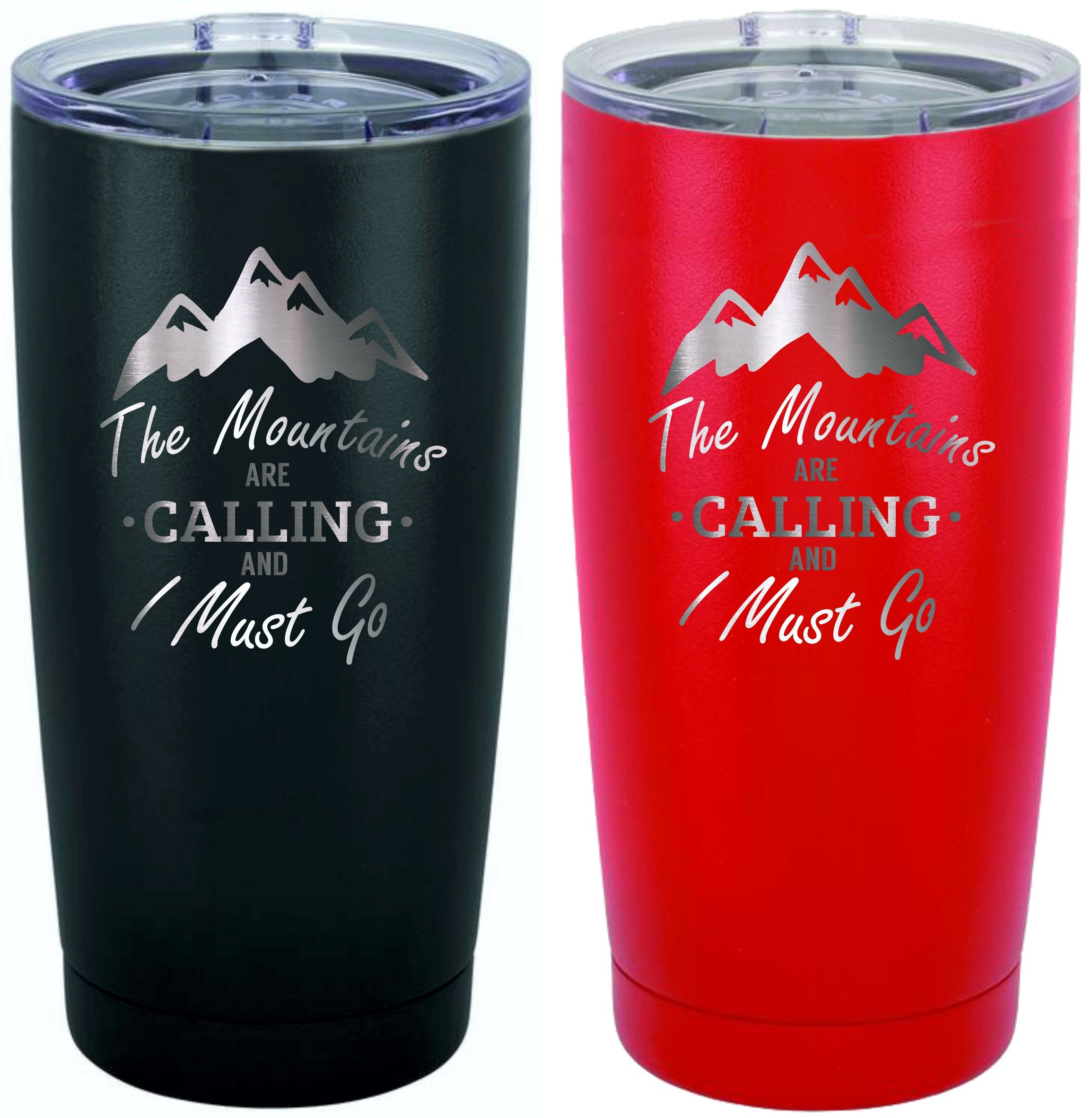 The Mountains Are Calling Isolierbecher – 590 Ml, Aus 304 Edelstahl, Doppelwandig, Perfekt Für Outdoor & Geschenk