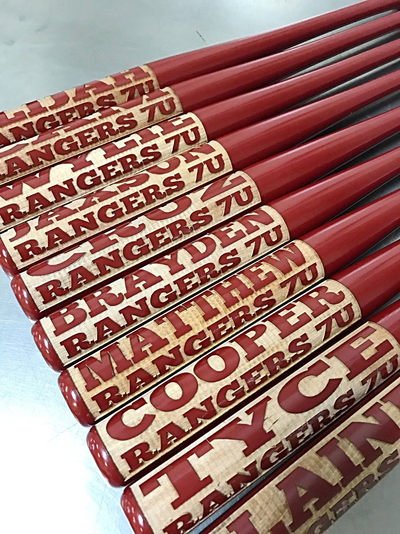 Baseball Team Gift Personalized Bat Mini Baseball Bat Etsy Australia