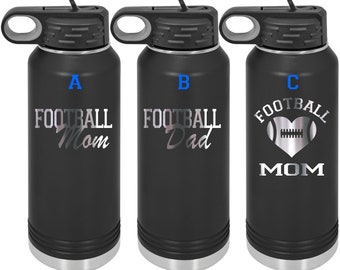 Voetbalfles met strodeksel, sportwaterfles, cadeau senioren, gepersonaliseerde voetbalteamcadeaus, voetbalmoeder, voetbalspeler cadeau