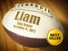 Fathers Day Gifts, Ring Bearer Gift, Personalized Football, Gifts for Men, Groomsmen Gift, Personalized Gift, Sports Gift, Keepsake 