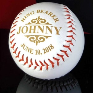 Wedding Gift, Ring Bearer Gift, Groomsmen Gift, Wedding Party Gift, Baseball Wedding, Gift for Groom, Wedding Gift Ideals, Best Man Gift image 8