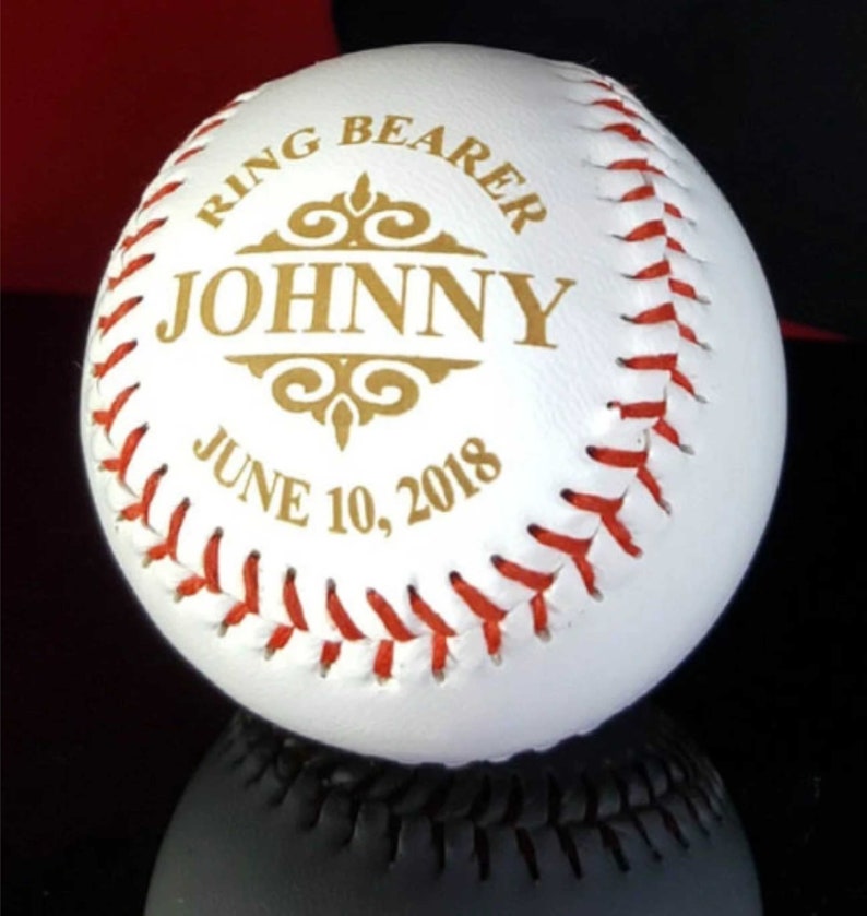 Wedding Gift, Ring Bearer Gift, Groomsmen Gift, Wedding Party Gift, Baseball Wedding, Gift for Groom, Wedding Gift Ideals, Best Man Gift image 8