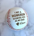 Fathers Day Baseball Personalized Gift