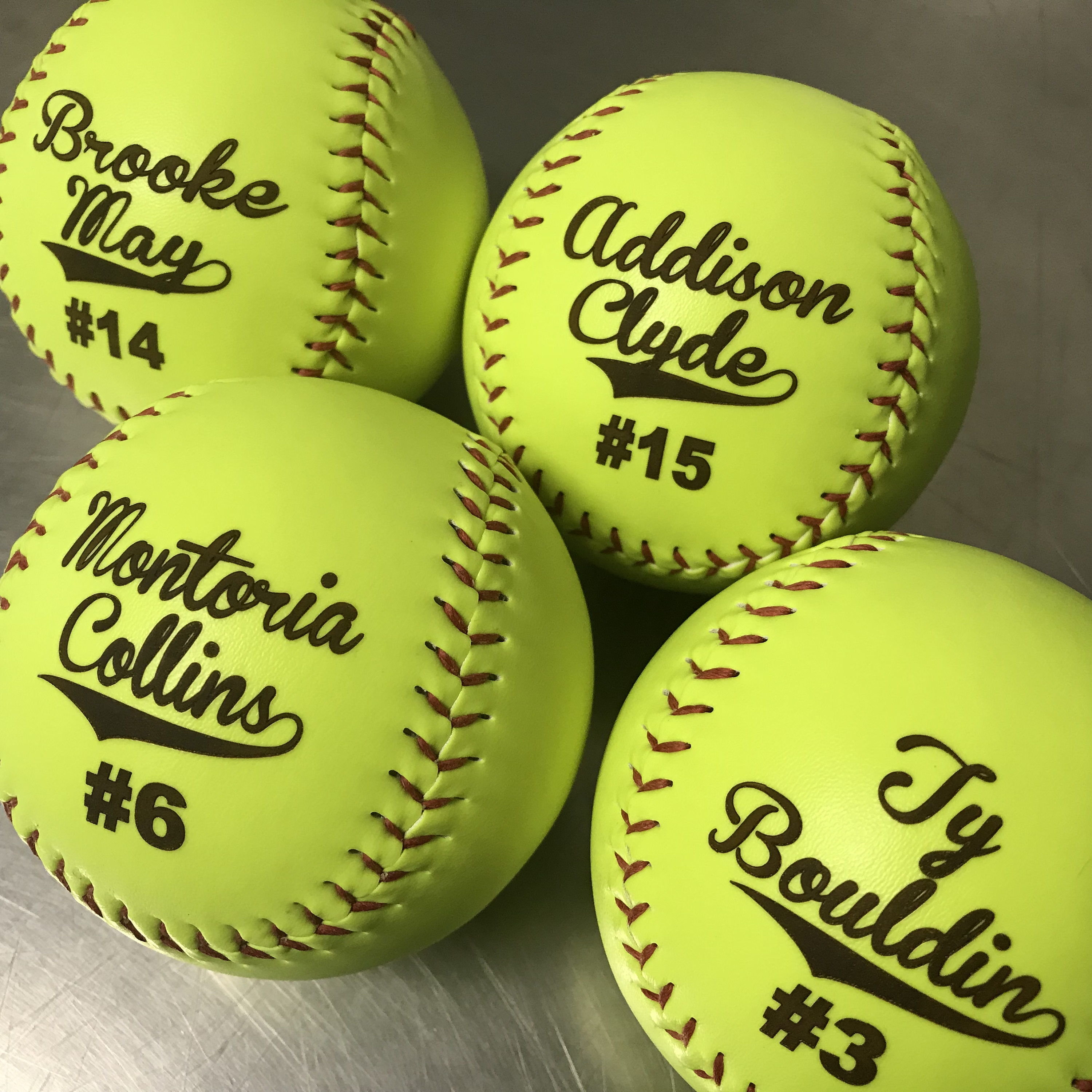 TWO SIDED ENGRAVING Personalized Softball Team Awards Etsy