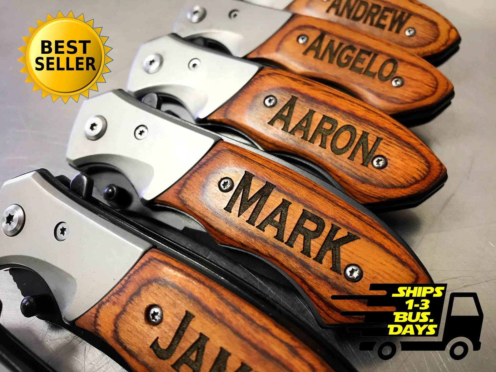 Personalized Pocket Knife Hunting Knife Gift for Men Etsy