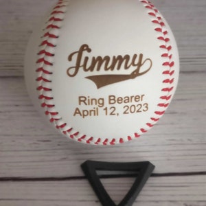 Wedding Gift, Ring Bearer Gift, Groomsmen Gift, Wedding Party Gift, Baseball Wedding, Gift for Groom, Wedding Gift Ideals, Best Man Gift Tail With Stand