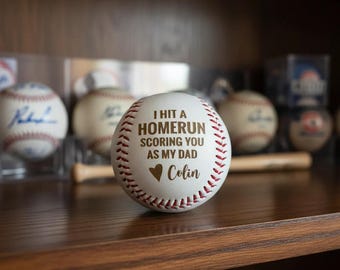 Gepersonaliseerd vaderdagcadeau honkbal