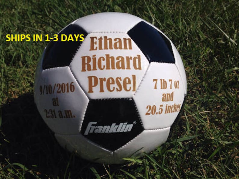 Ring Bearer Gift Personalized Soccer Ball Groomsmen Gift Etsy