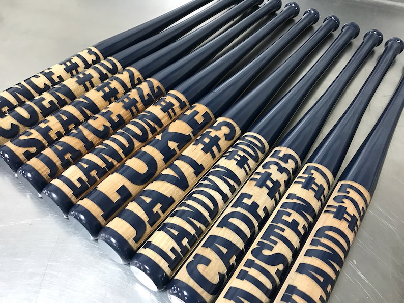 Baseball Team Gift Personalized Bat Mini Baseball Bat Etsy Australia