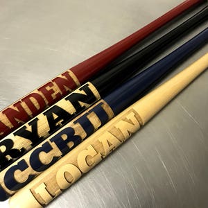 Personalized Bat, Mini Baseball Bat, Ring Bearer Gift, Coach Gift, Groomsmen Gift, Custom Engraved, Baseball Bats, Gift for Him, Boys Gift image 2