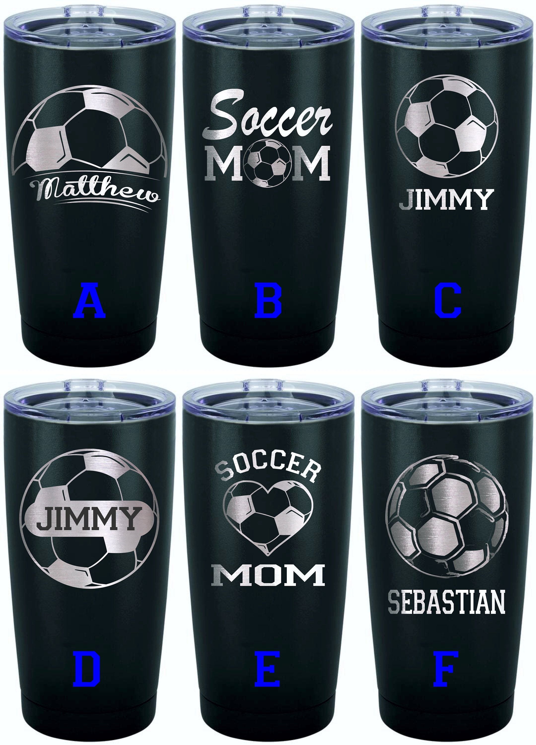 Personalized Soccer Tumbler Stainless Steel Tumbler Soccer Etsy UK