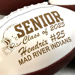 Cadeau football senior, Football personnalisé, Cadeau sport, Souvenir senior
