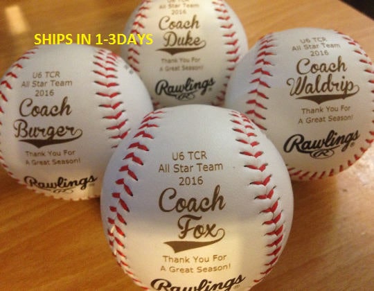 Personalized Baseballs for True-Blue Aficionados